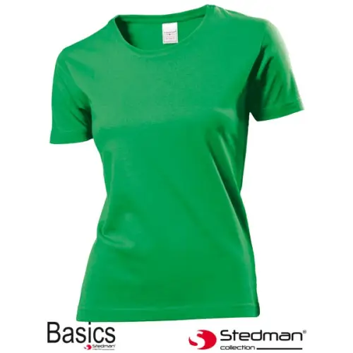T-shirt damski zielony kelly